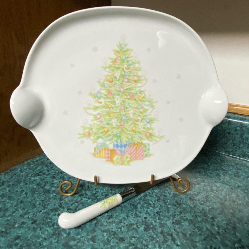 Toscany Collection Christmas Serving Tray Set